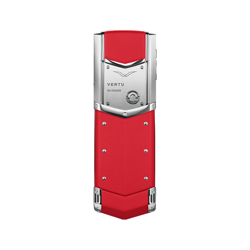 VERTU_Signature_V_-_Stainless_Steel_-_Pure_Silver_Red