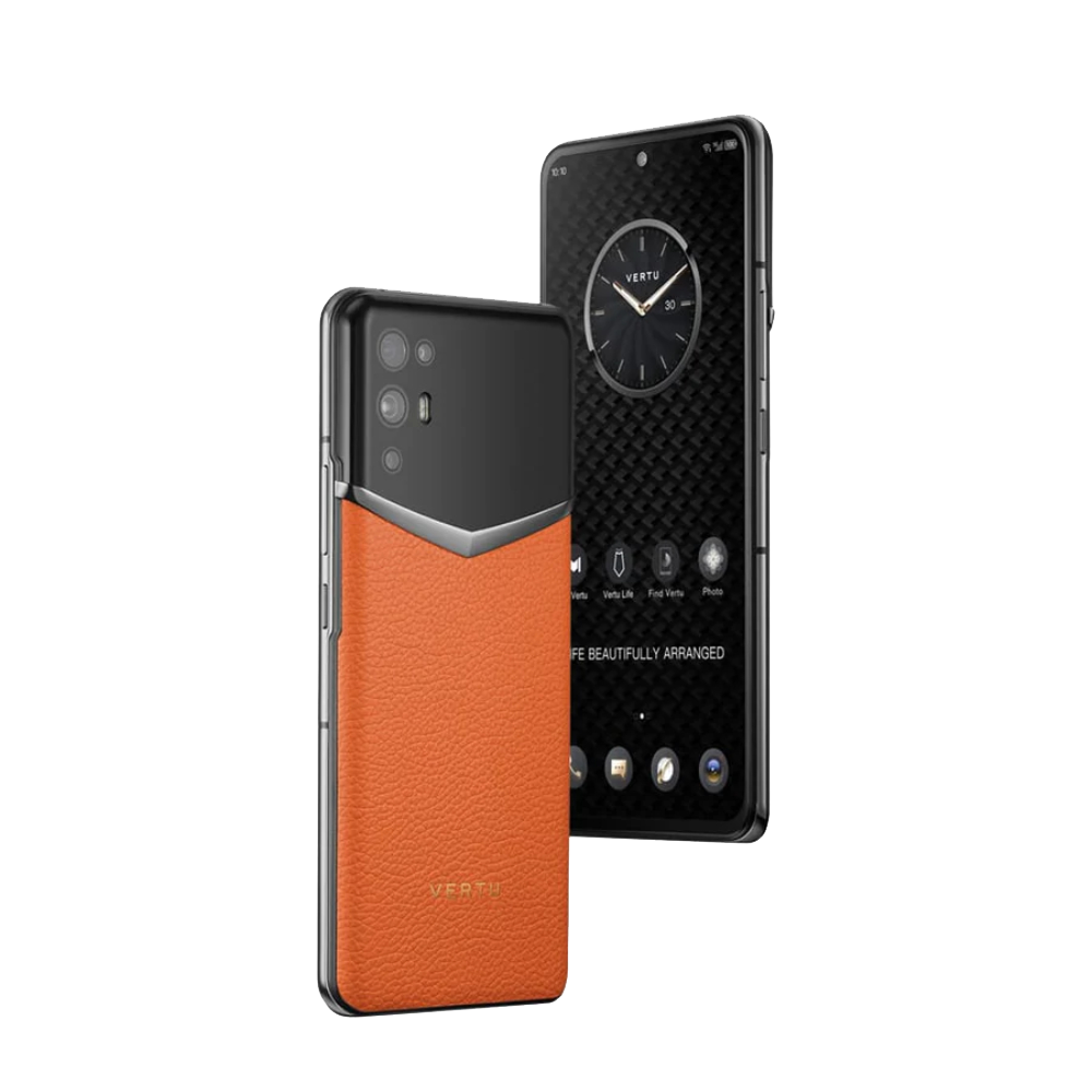 iVERTU Calfskin 5G Phone - Dawning Orange