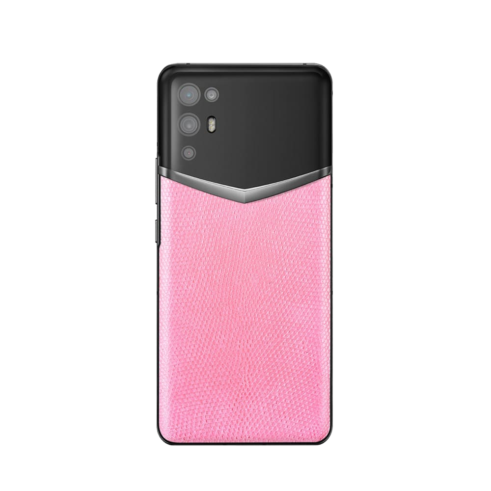 iVERTU Lizard Skin 5G Phone - Peach Pink