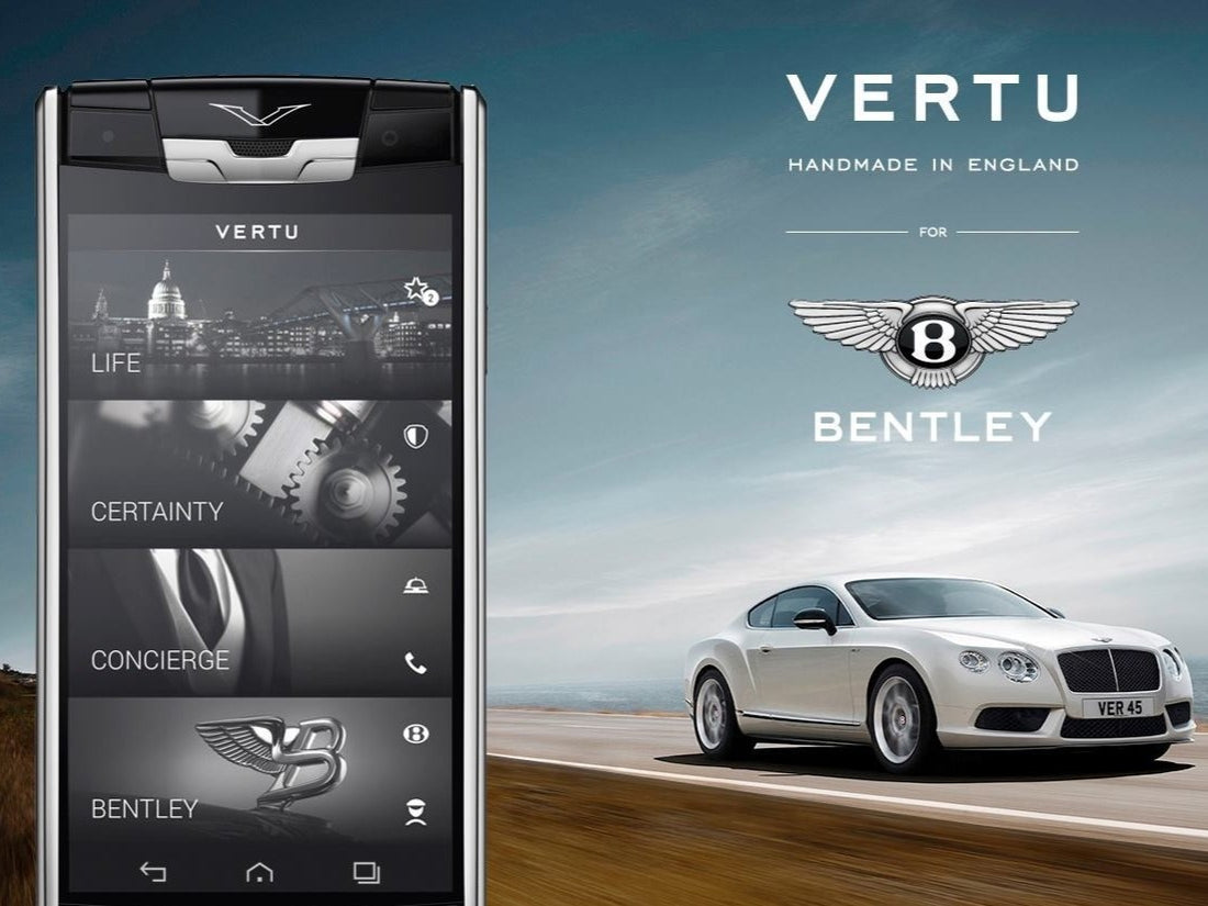 VERTU Signature Touch for Bentley: British Style With Pioneering Technology in a Phone