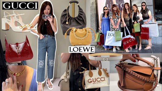 A Luxurious Day Out: Our Shopping Spree at Gucci and Loewe