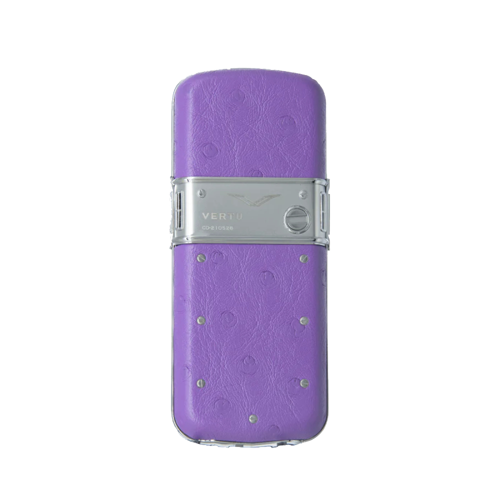 Vertu CONSTELLATION Retro Classic Keypad Phone in purple - back