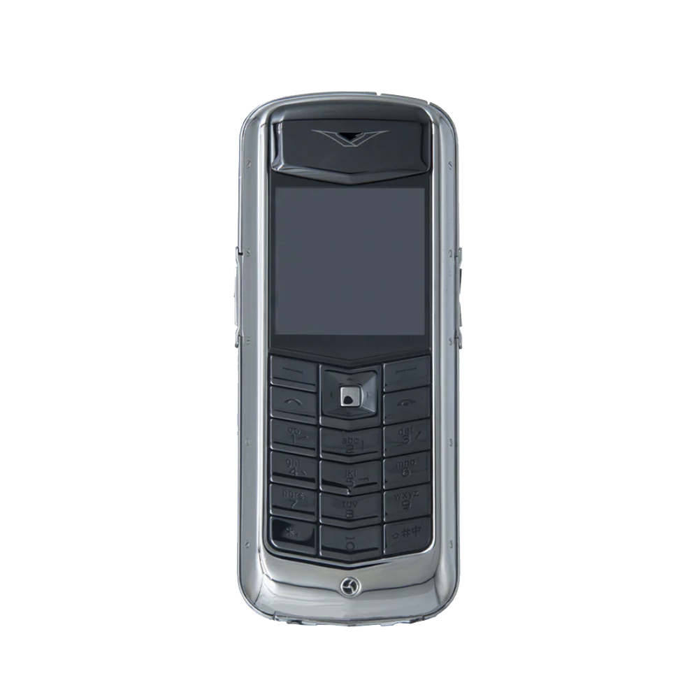 Vertu CONSTELLATION Retro alligator Classic Keypad Phone in Black - front view