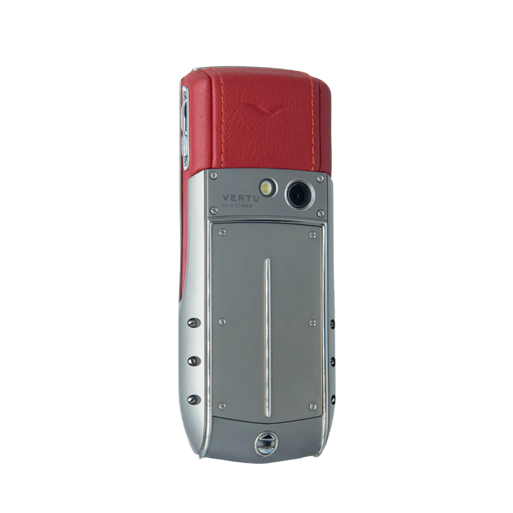 Vertu ASCENT Retro Classic Keypad Phone in Red - side