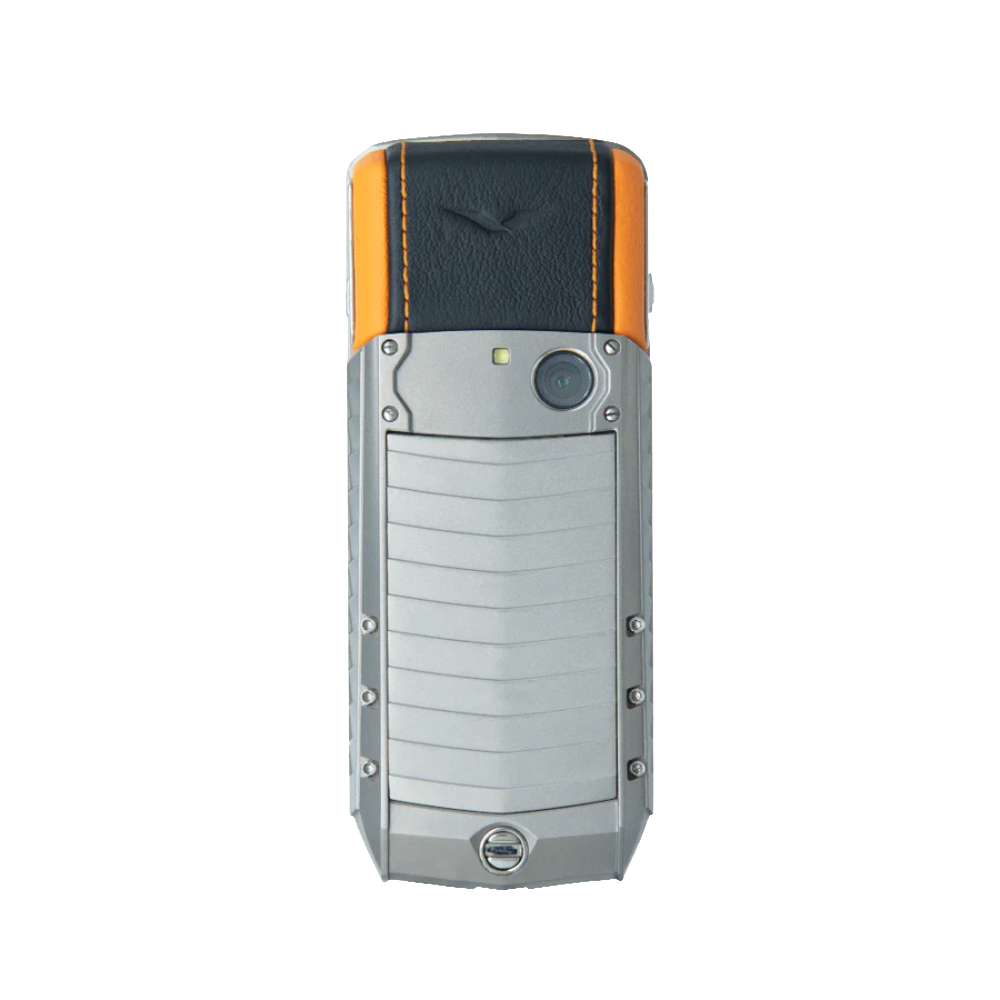 VERTU ASCENT X PEAT ALU RM-589V CN Classic Keypad Phone in  Orange - back