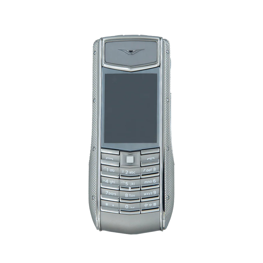Vertu ASCENT Retro Classic Keypad Phone in Grey - front view