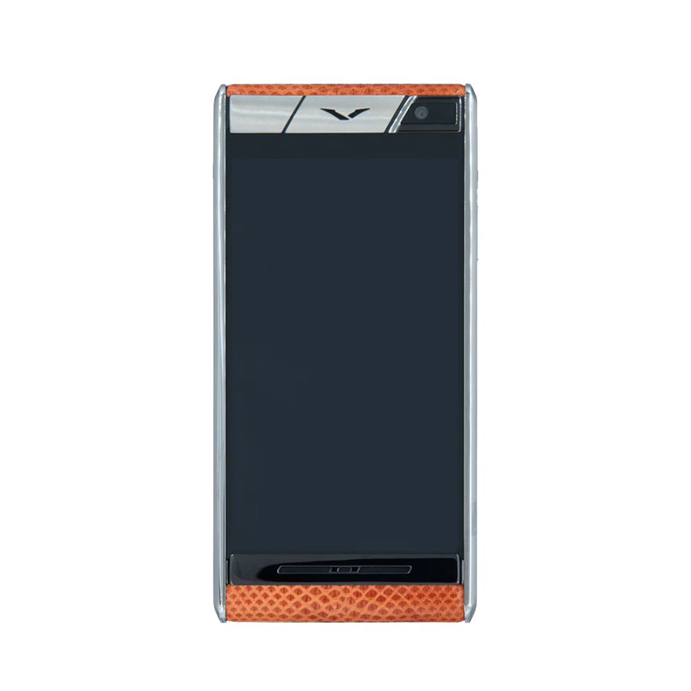 Vertu CONSTELLATION Orange Retro Classic 3G Phone - front view