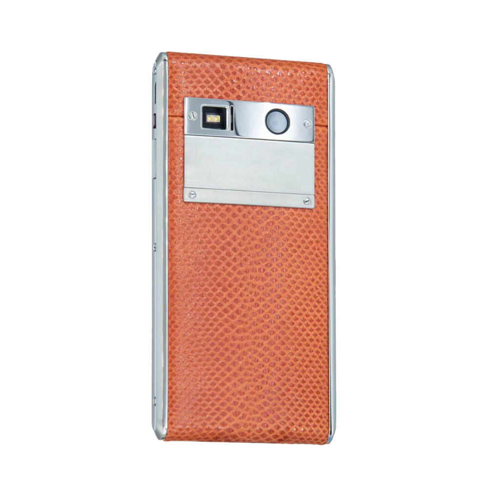 Vertu CONSTELLATION Orange Retro Classic 3G Phone - side