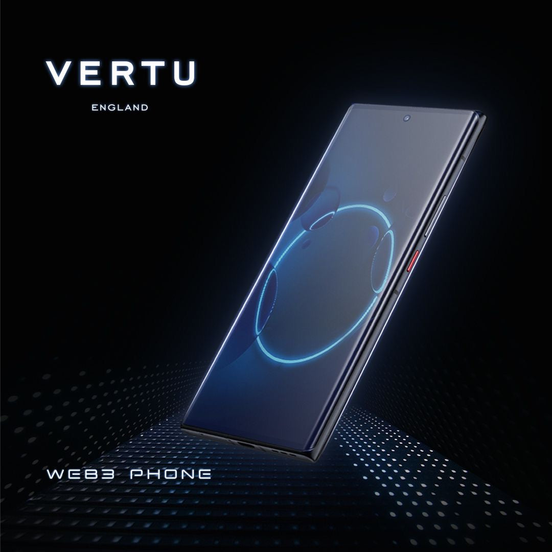 VERTU METAVERTU 2nd Generation Luxury Custom-Made Gold V-Shaped with Diamonds Black Alligator + Gold  Leather Case for Liva