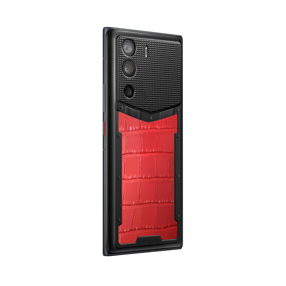 METAVERTU Alligator Skin 5G Web3 Phone - Flame Red