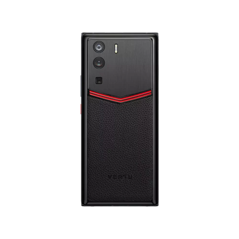 METAVERTU Enameled Calfskin 5G Web3 Phone - Black