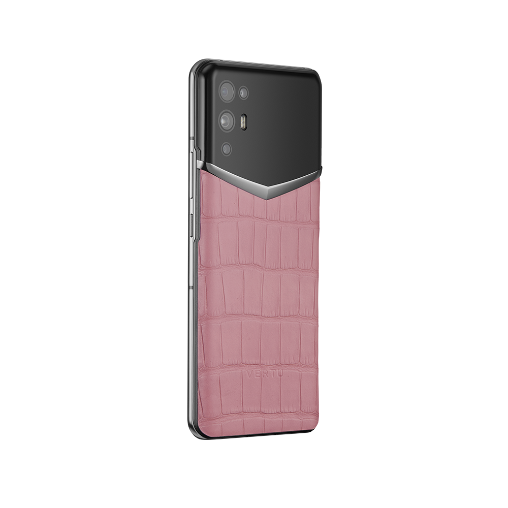 iVERTU Alligator Skin 5G Phone - Sakura Pink