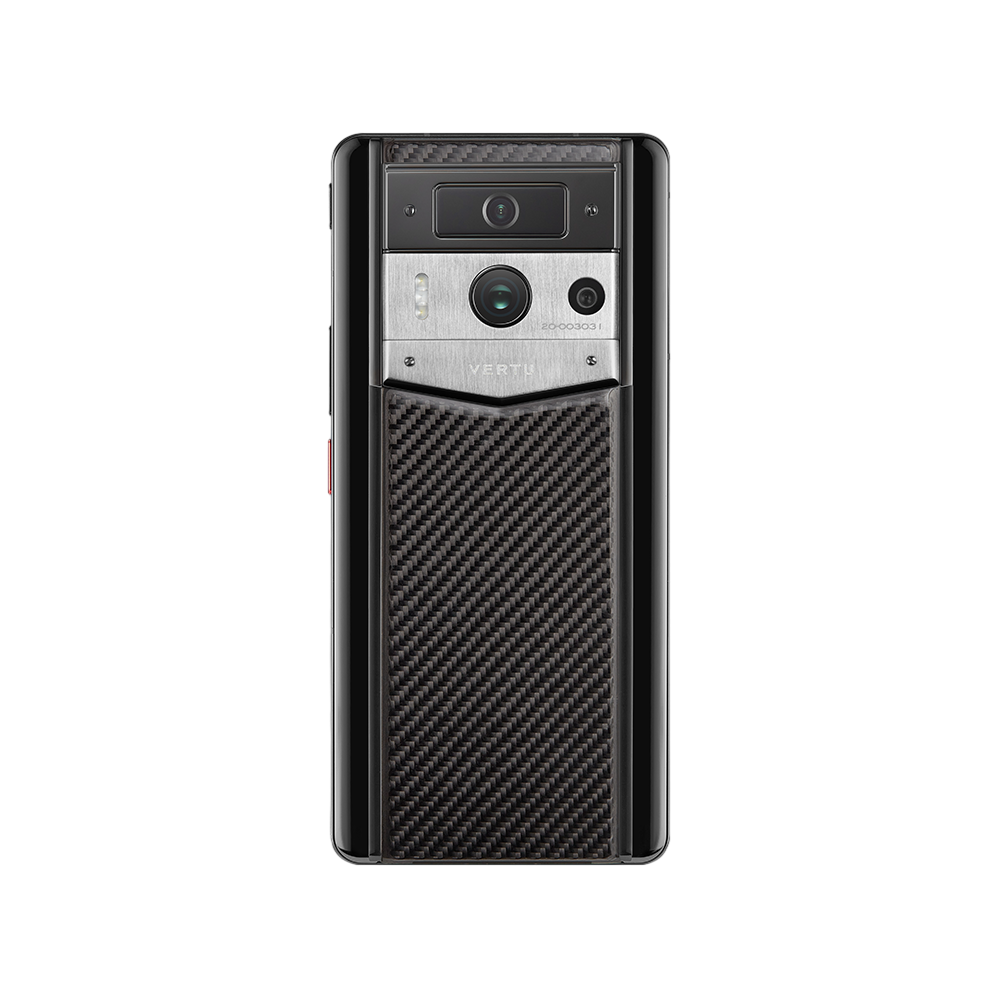 METAVERTU 2 Carbon Fiber Web3 AI Phone -Black (Silver Case)