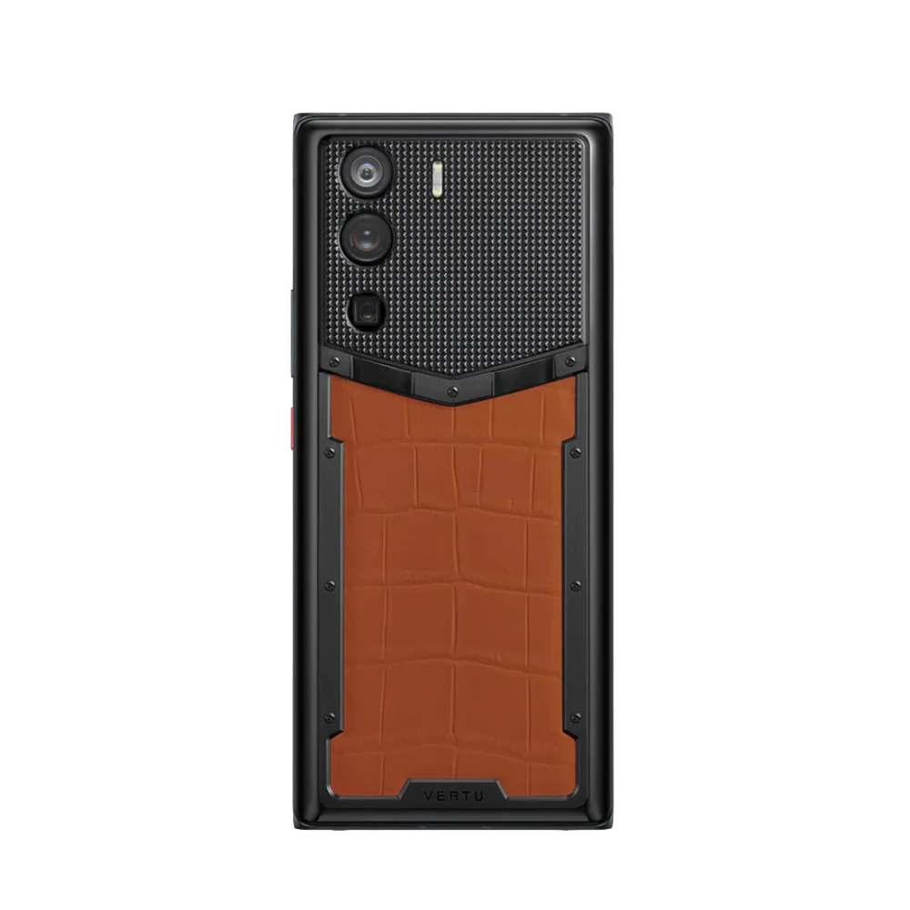 METAVERTU Alligator Skin 5G Web3 Phone - Orange