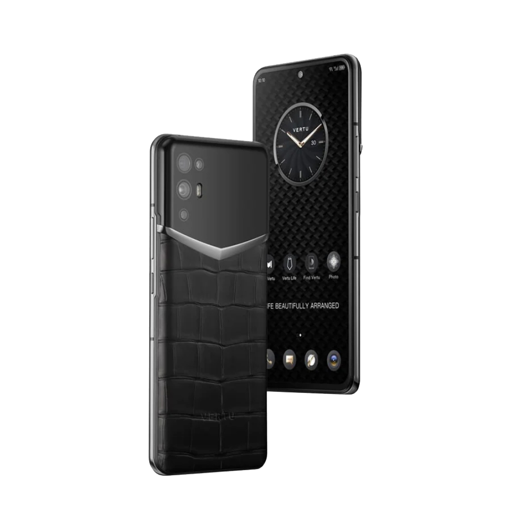 iVERTU Alligator Skin 5G Phone - Iron Black