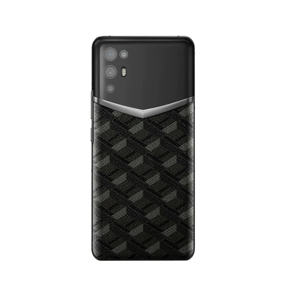 iVERTU Monogram Canvas Leather Phone - Black