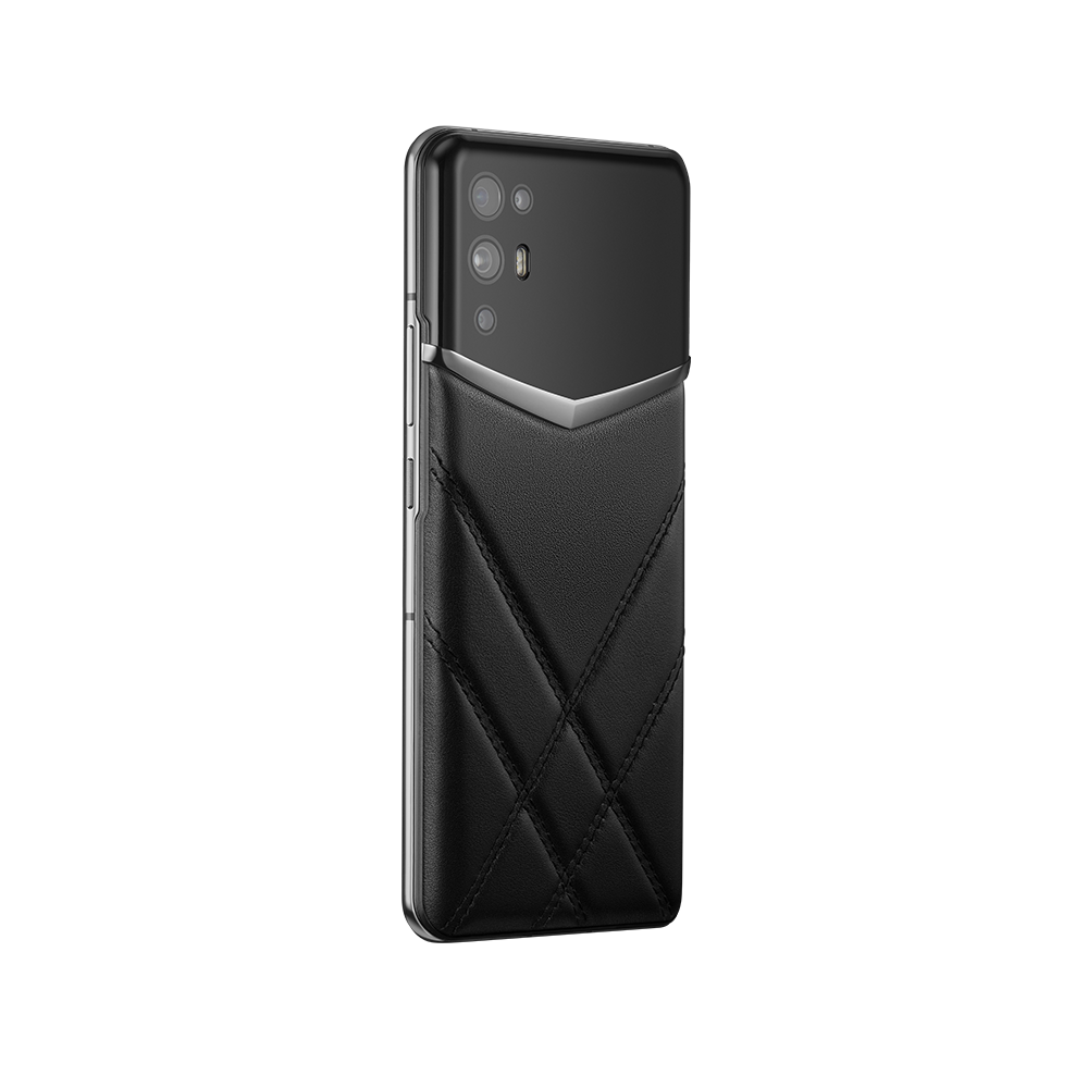 iVERTU X Quiting Calfskin 5G Phone -Black