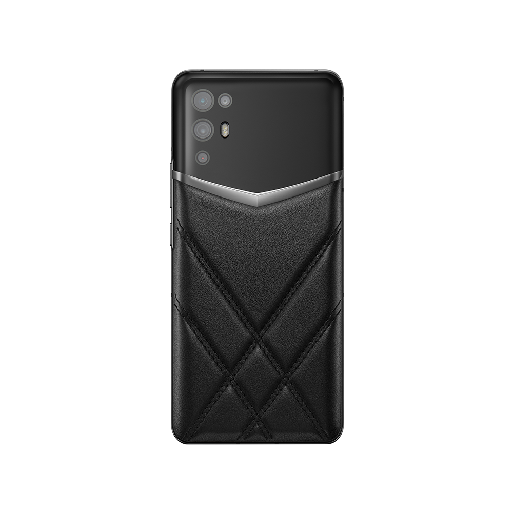 iVERTU X Quiting Calfskin 5G Phone -Black