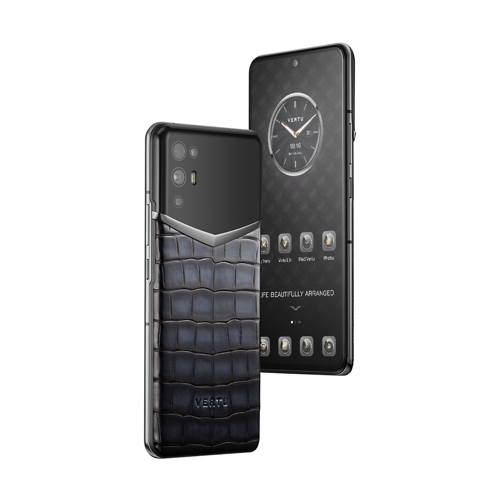 iVERTU Alligator Skin 5G Phone - Classic Pin Soot